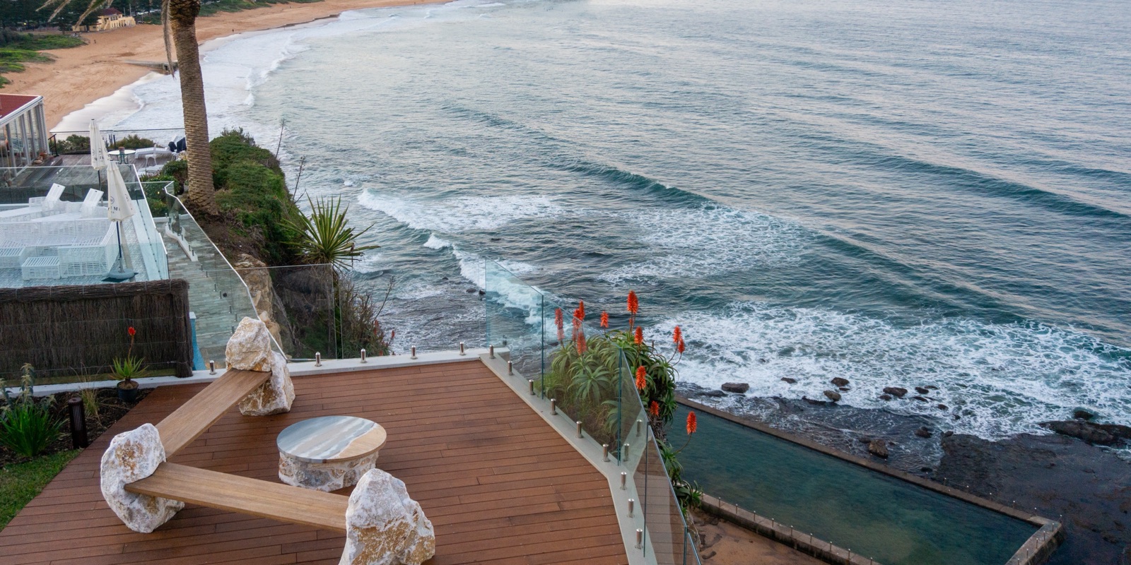 Coastal landscaping with ocean views near Avalon
